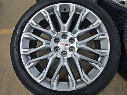 24" GMC Yukon Sierra Denali Chevy Tahoe SET OEM 10067 wheels rims 2025 2026 2027