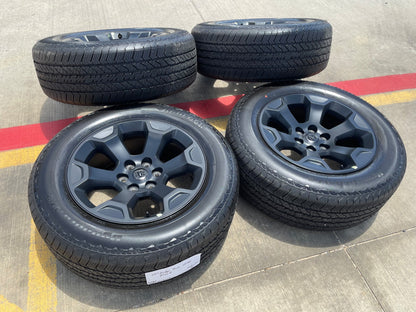 20" Dodge Ram 1500 OEM Laramie 2462 2680 wheels rims tires HANKOOK A/T2 NEW