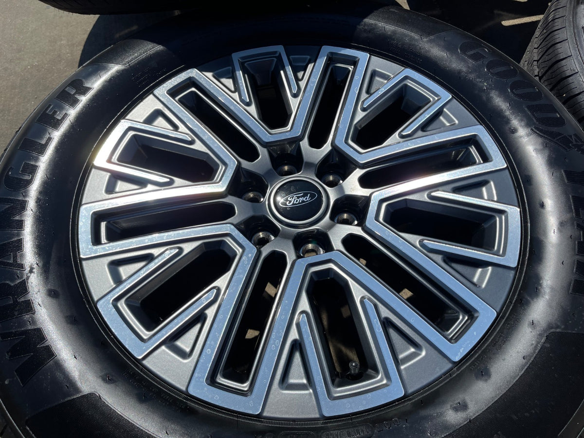 20" Ford F-150 LARIAT OEM rims wheels Expedition SET GOODYEAR 2027 NEW
