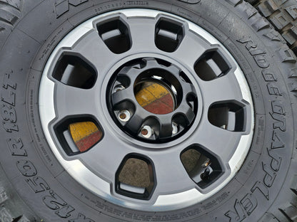 18" Ford F-250 F-350 OEM TREMOR rims wheels 10482 tires NITRO 35"