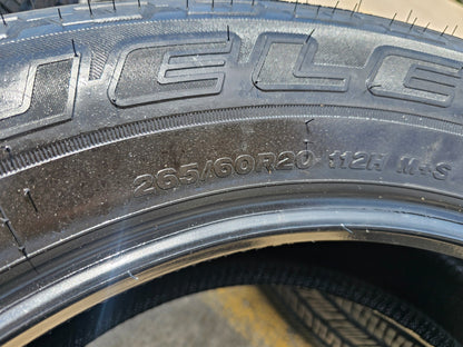 (4) 265/60/20 Bridgestone Dueler H/T 685 tires NEW Sierra Tundra Silverado