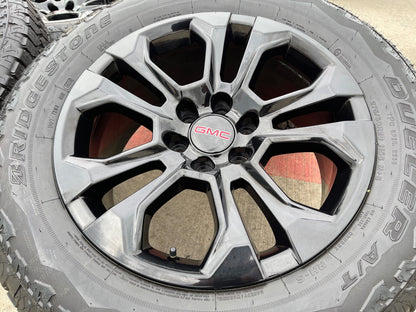 20" Chevy Tahoe Silverado OEM 14090 95417 wheels rims tires BRIDGESTONE A/T NEW