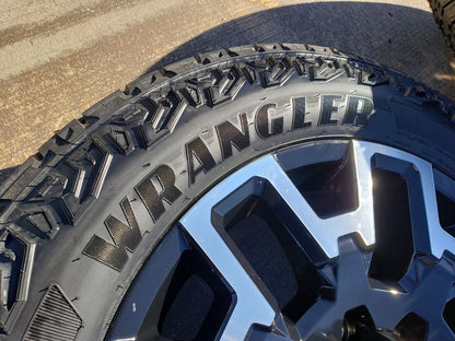 22" Chevy Silverado GMC Sierra 2500 OEM wheels rims 2023 2024 2025 NEW A/T tires
