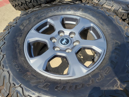 17" Ford Bronco Big Bend wheels rims tires Ranger BFG KO2 A/T