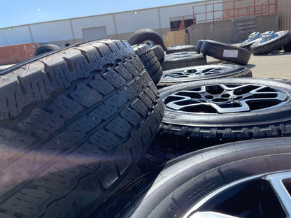 18" Ford Bronco wheels rims black 95213 Ranger tires tires BRIDGESTONE A/T SET