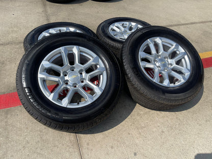 18" Chevy Silverado Suburban Tahoe OEM 14091 wheels rims GMC SET MICHELIN NEW