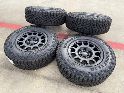 18" AEV SALTA GMC Sierra AT4X Chevy Silverado OEM rims wheels SET NEW GOODYEAR