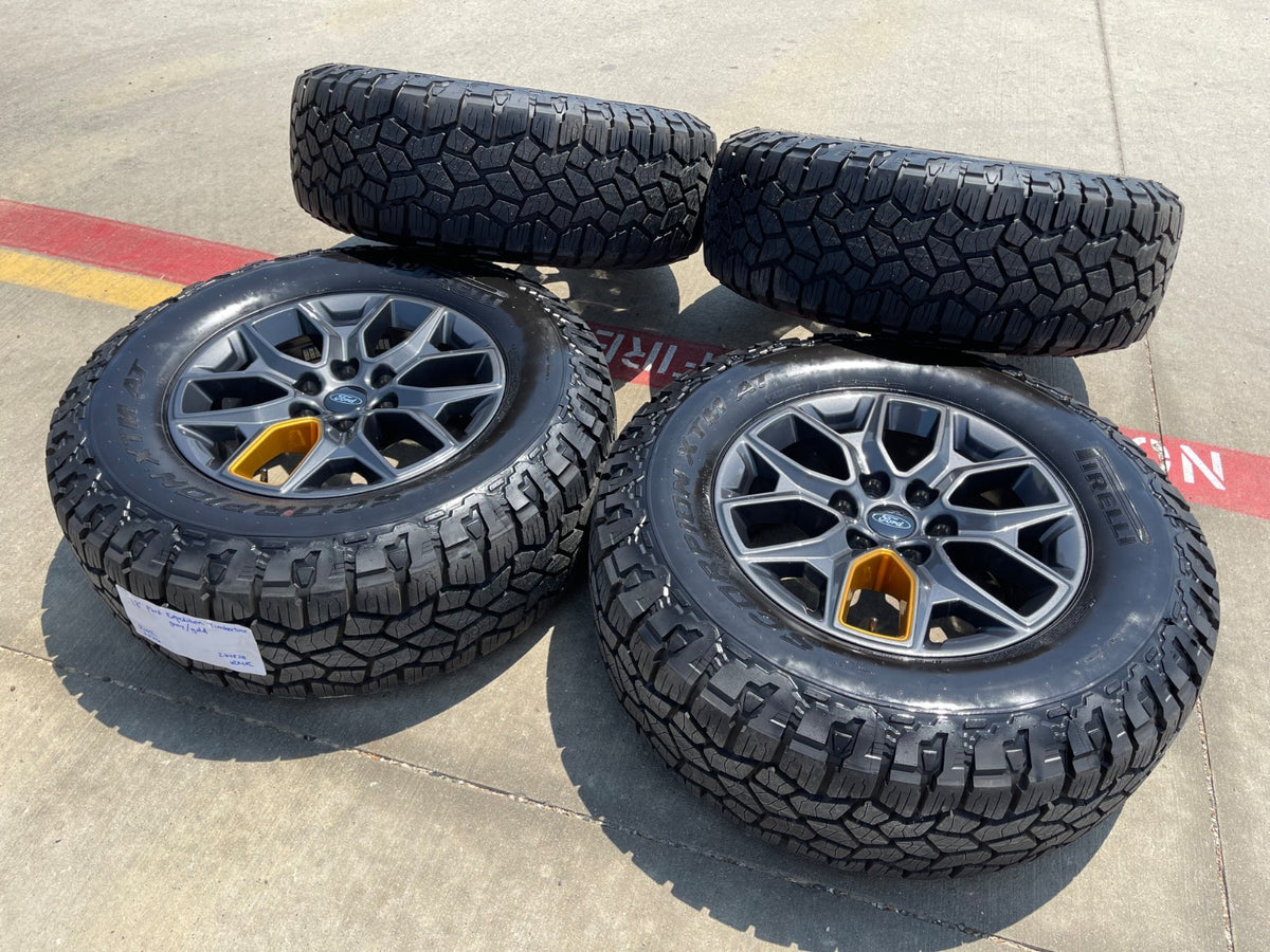 18" Ford Expedition F-150 TREMOR OEM rims wheels TIMBERLINE PIRELLI XTM NEW 2027
