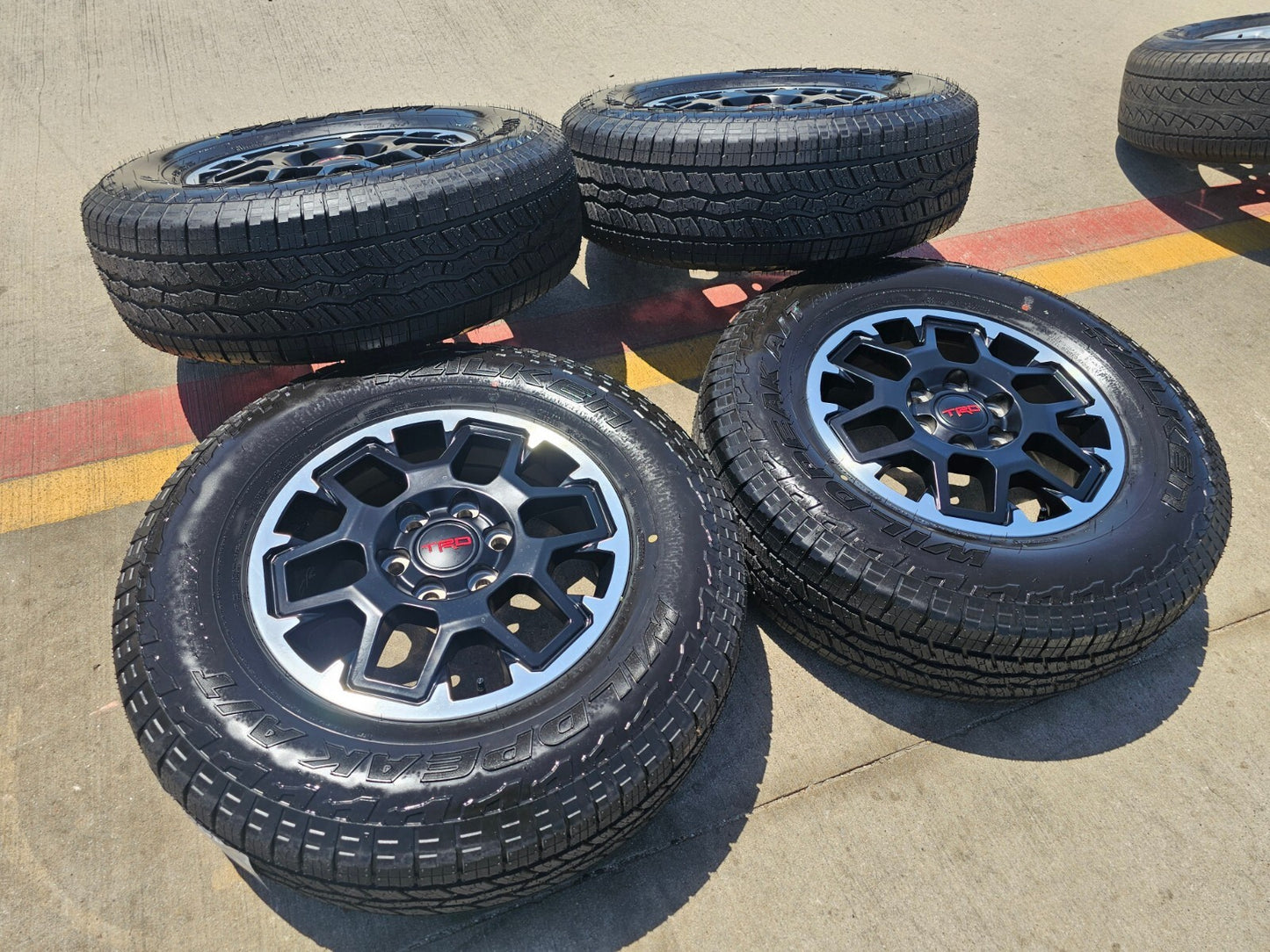 18" Toyota Tacoma 4Runner TRD OEM wheels rims tires 2024 2025 NEW FALKEN A/T3