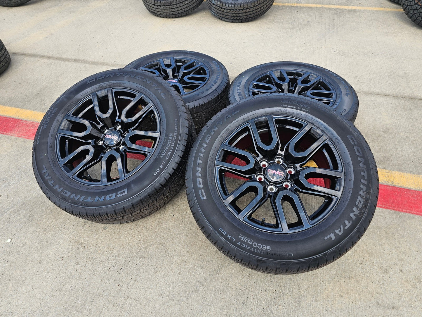 20" GMC Sierra Yukon AT4X Silverado OEM 5914 wheels rims SET CONTINENTAL
