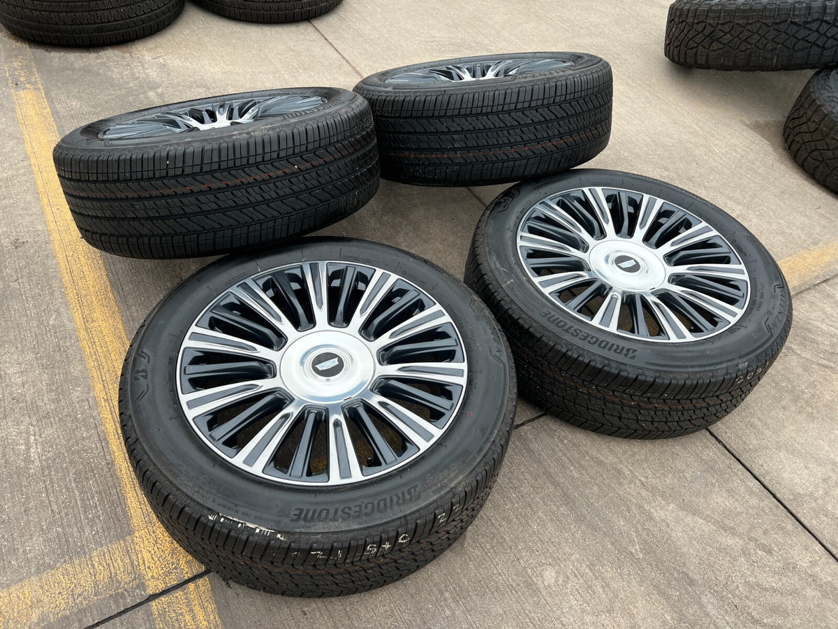 22" Cadillac Escalade Platinum OEM 4876 95167 wheels rims tires SET NEW