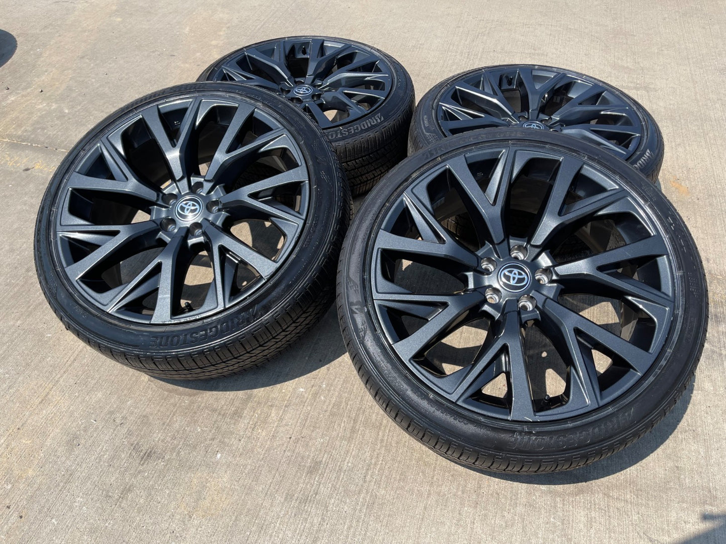 21" Toyota Crown OEM wheels rims Signia Camry Avalon Lexus BRIDGESTONE SET