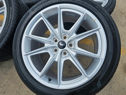 19" Ford Mustang Stealth GT OEM wheels rims 95759 tires 2021 2022 2023 2024 2025