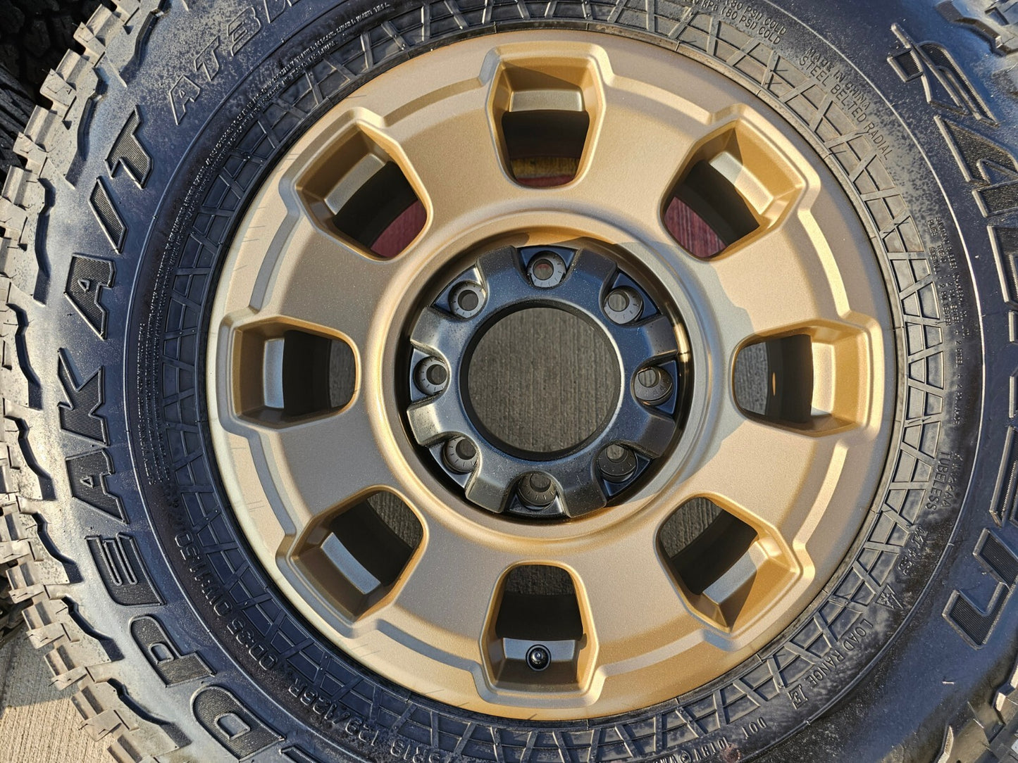 18" Ford F-250 F-350 OEM TREMOR Bronze rims wheels 10482 35" NEW