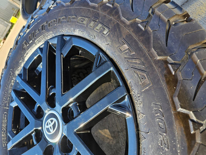 18" Toyota Tundra Sequoia TRD OEM 75281 wheels rims LX600 2025 2026 NEW BFG KO2