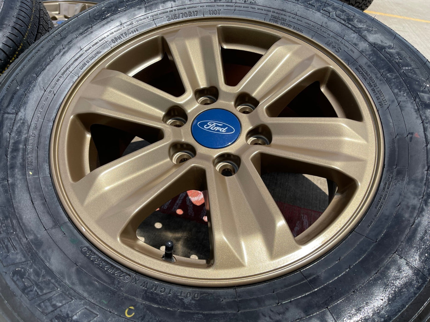 17" Ford F-150 Expedition OEM 3995 rims wheels BRONZE tires NEW