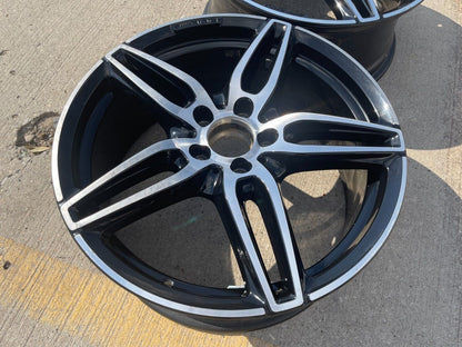 (1) 19" Mercedes C300 AMG OEM 85541 C63 Spare 2017 2018 2019 2020 2021 2022 2023