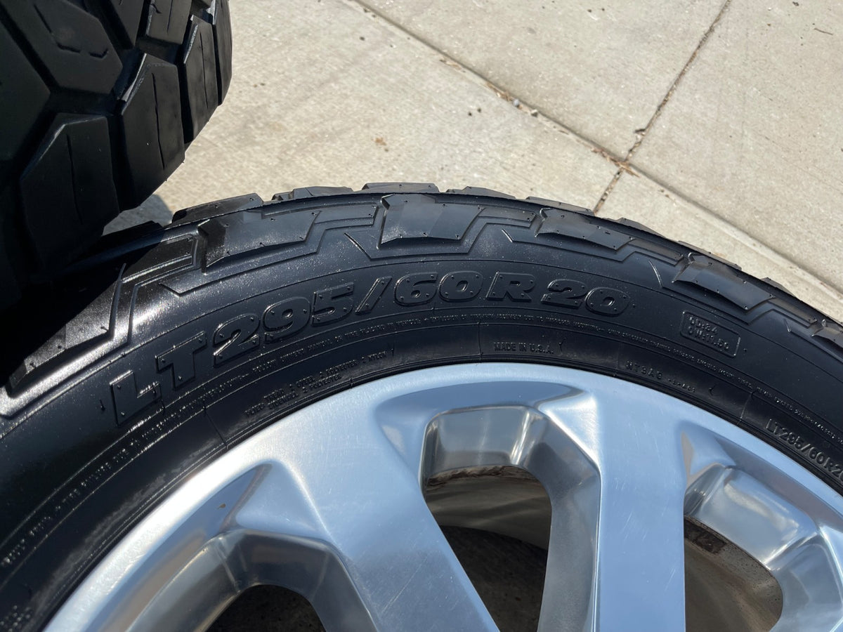 20" Dodge Ram 2500 3500 LARAMIE OEM 2700 wheels rims tires SET NITRO 34"
