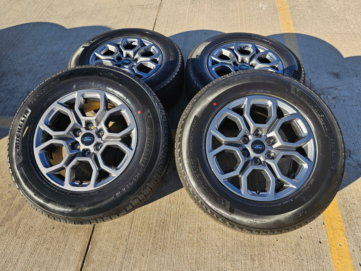 18" Ford Expedition F-150 TREMOR OEM rims wheels 2025 2026 NEW MICHELIN