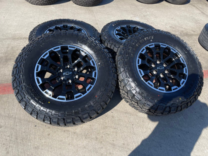 18" Chevy Silverado ZR2 Tahoe TRAIL BOSS Sierra OEM wheels rims tires 2026 NEW