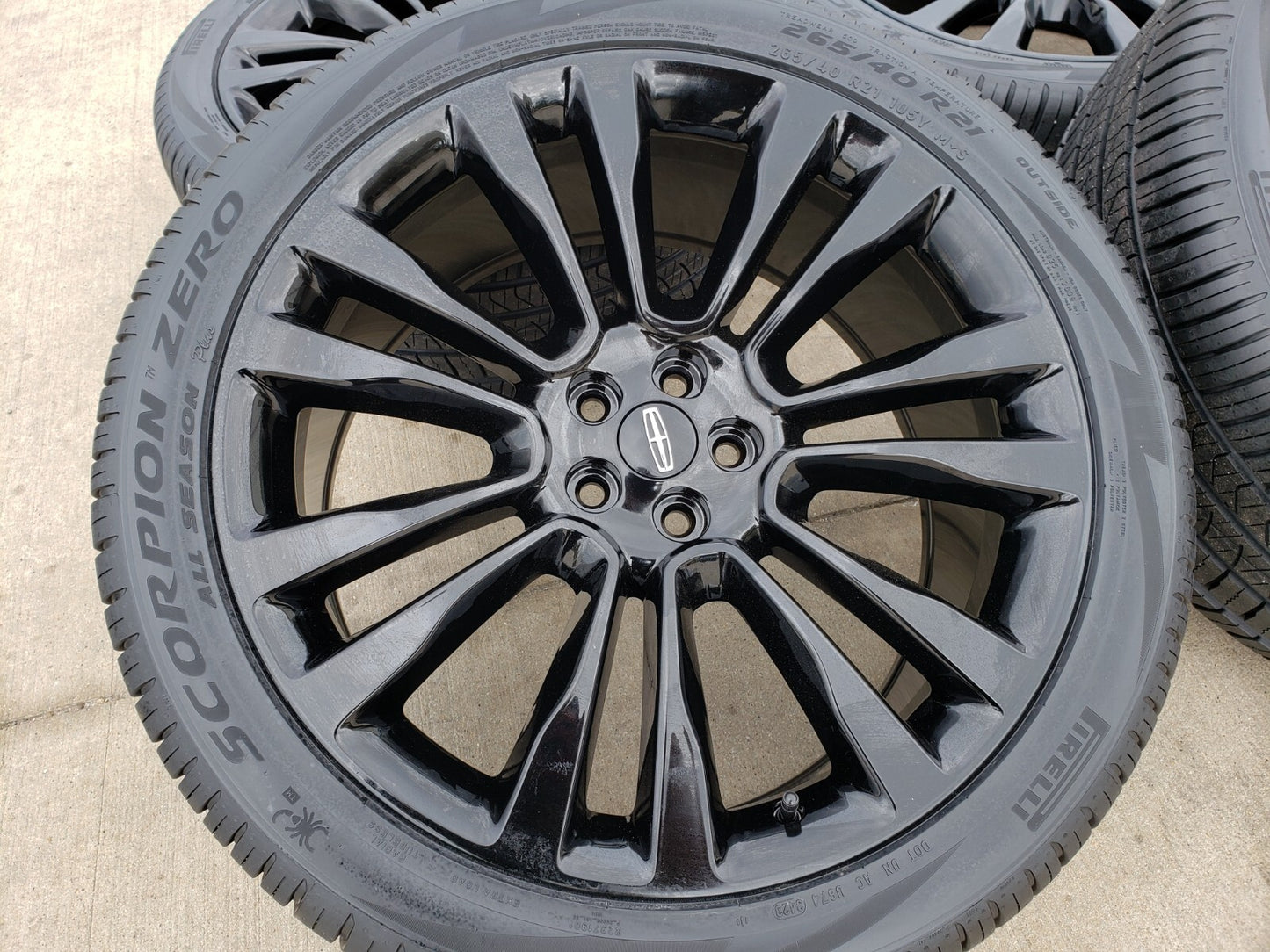 21" Lincoln Continental MKX MKC 10077 rims wheels Edge tires NEW