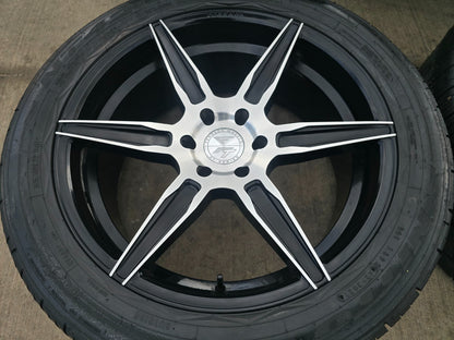 22x9.5 22" Ferrada FT2 Chevy Silverado RAM wheels rims 6x139 6x5.5 tires NITRO