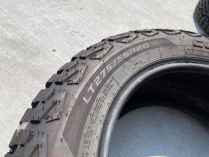 (1) 275/55/20 Cooper Discoverer Stronghold A/T tire 120S 275/55R20 LRE LT 10 ply