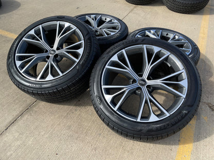 21" 21x10 Audi Q8 Q7 OEM 59102 wheels rims SQ5 SQ7 SQ8 Q5 RS S SET PIRELLI NEW