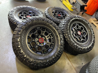 18" Toyota Tundra TRD BBS FORGED OEM black 95458 wheels rims Sequoia NITRO 35"
