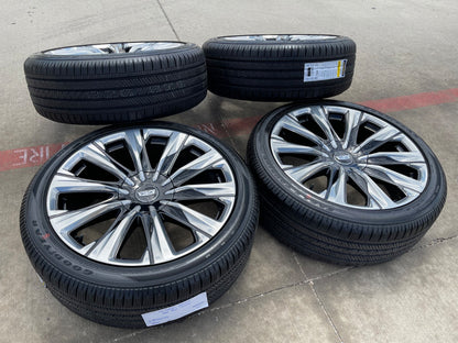 24" Cadillac Escalade PLATINUM OEM wheels rims V 2023 2024 2025 2026 2027 NEW