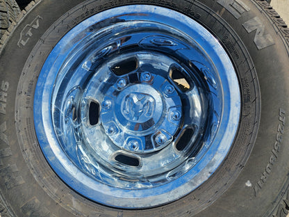 17" Dodge Ram 3500 Dually Laramie 8x200 wheels rims 2703 2704 OEM 2024 2025