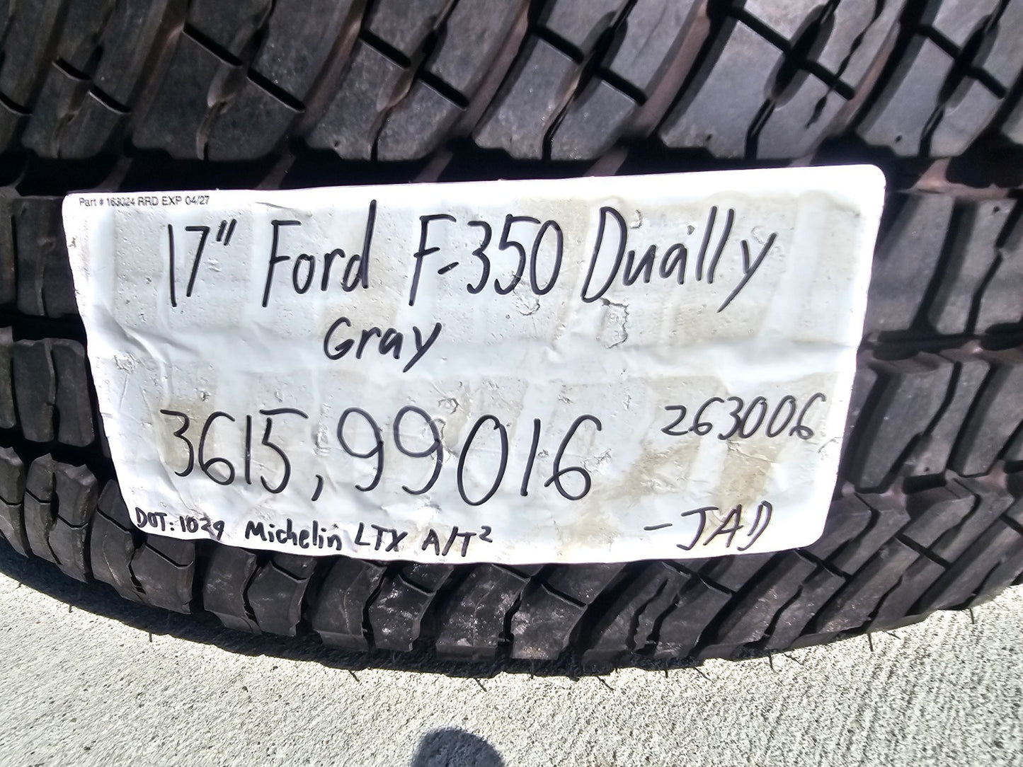 17" Ford F-350 Dually OEM rim wheel (1) RIM# 3615 99016 FITS 2005-2027 NEW