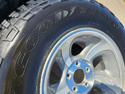 15" Chevy S10 Blazer Chevy wheels rims 5063 GMC NEW tires 5x120 5x4.75 2000 2004