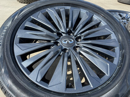 22" Infiniti QX80 QX56 Nissan Titan Armada OEM 94236 wheels rims PIRELLI NEW