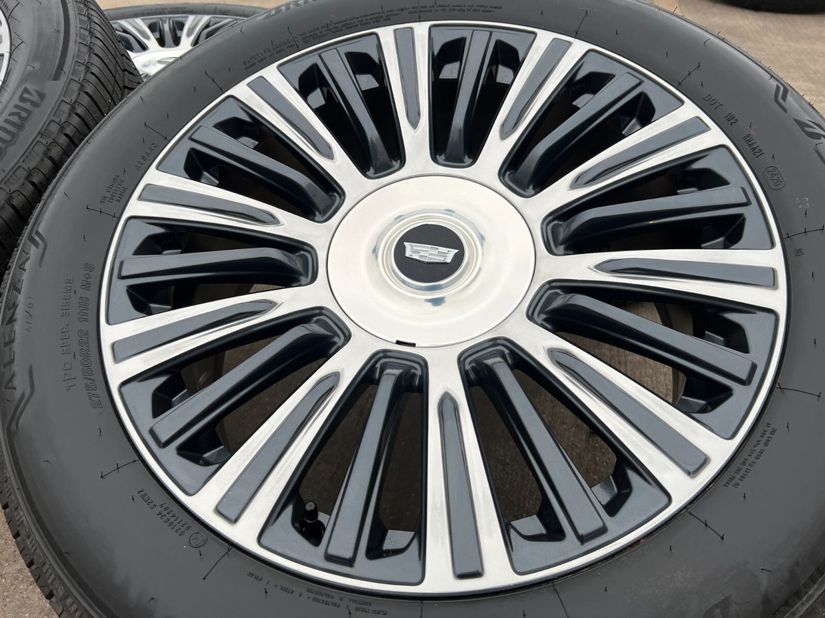 22" Cadillac Escalade Platinum OEM 4876 95167 wheels rims tires SET NEW