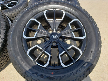 18" Hyundai Santa Cruz OEM wheels rims 95231 180411 Black 2024 2025 2026 A/T NEW