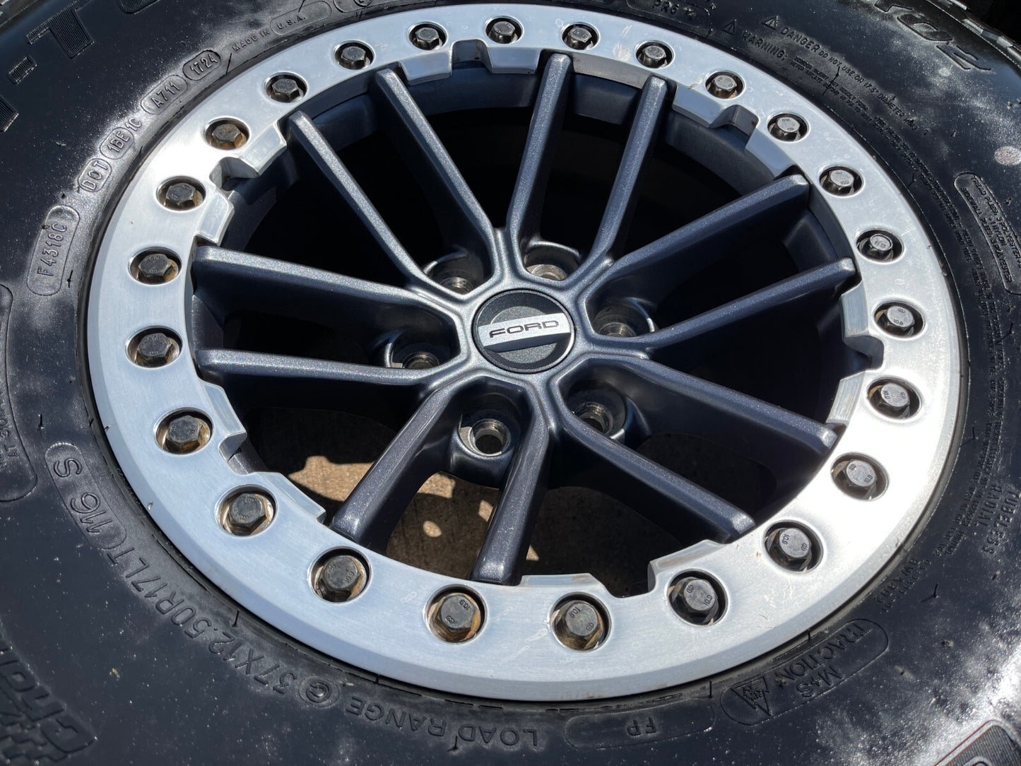 (5) 17" Ford F-150 Raptor OEM rims wheels TRUE BEADLOCK 96450 Expedition BFG 37"