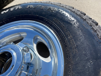 16" Ford F-250 F-350 Excursion OEM 3408 polished wheels rims tires