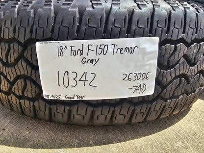 18" Ford F-150 TREMOR OEM rims wheels 10342 95351 SET Expedition GOODYEAR A/T