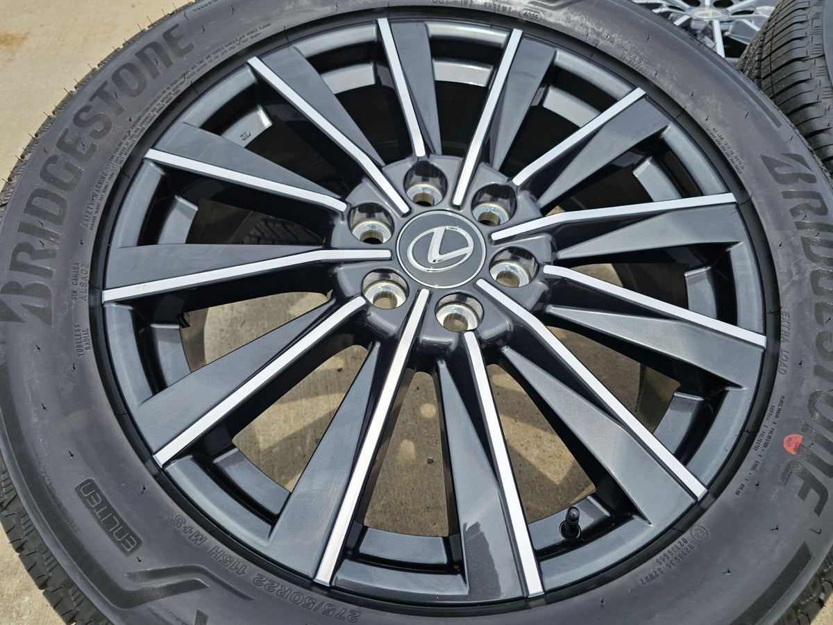 22" Lexus GX550 LX600 OEM wheels rims Toyota Land Cruiser Tundra 78519 SET NEW