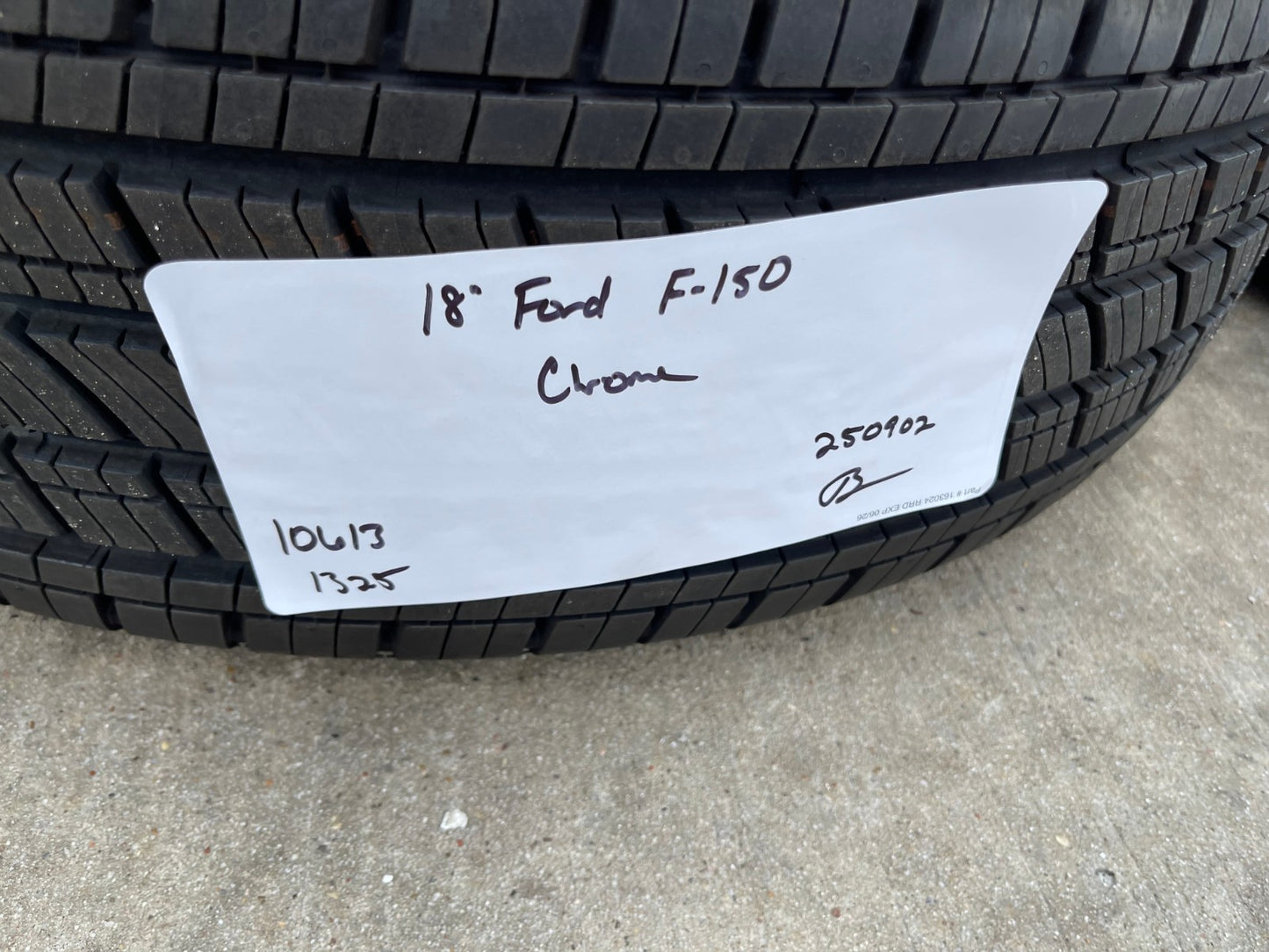 18" Ford F-150 Expedition OEM chrome rims wheels tires MICHELIN NEW