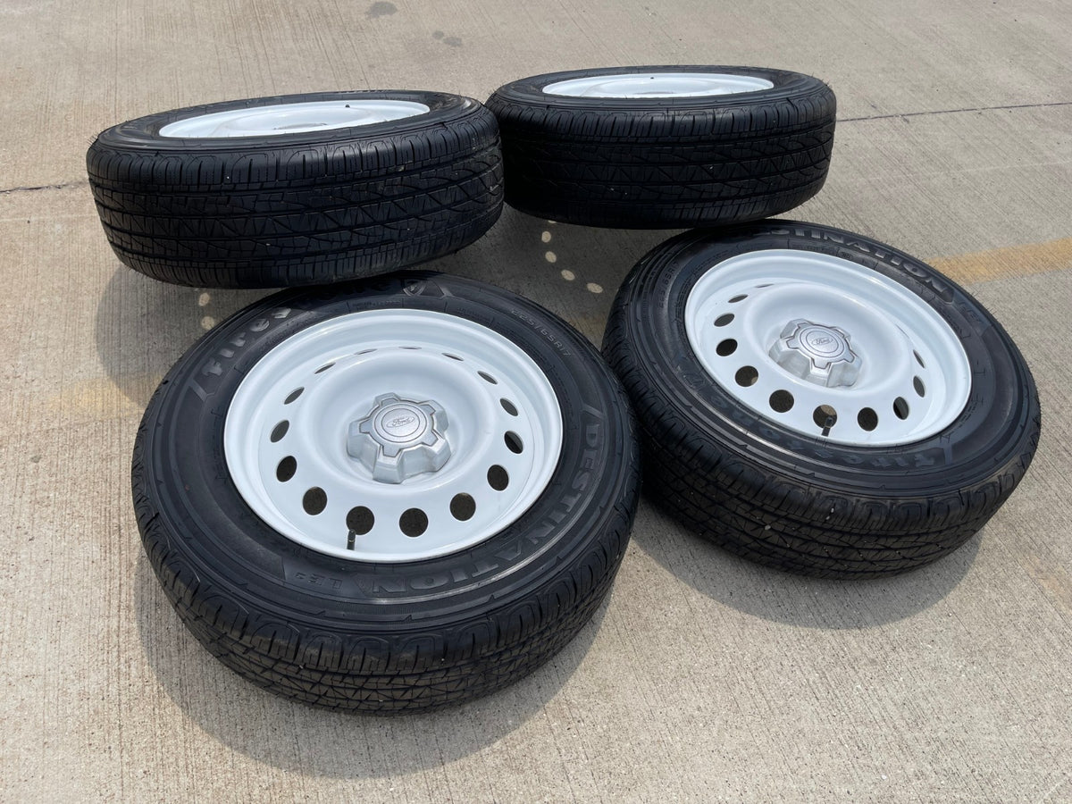 17" Ford Maverick Bronco Sport WHITE rims wheels 10415 OEM SET NEW