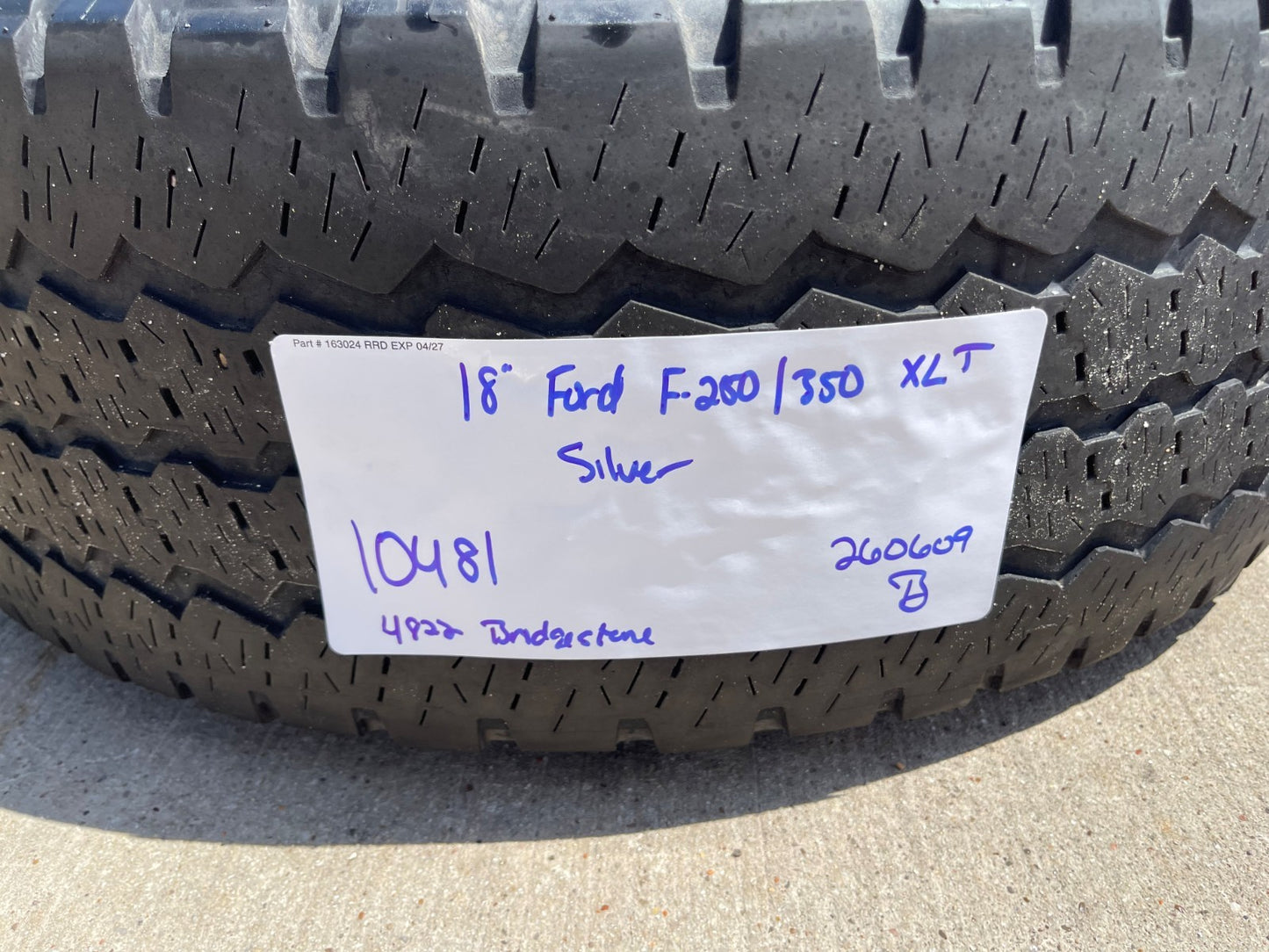 18" Ford F-250 F-350 Lariat FX-4 wheels rims SET OEM RIM# 10481 FITS 2006-2027
