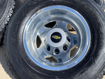 17" Chevy Silverado GMC Sierra 3500 Dually rims wheels SET OEM 5519 5520 8094