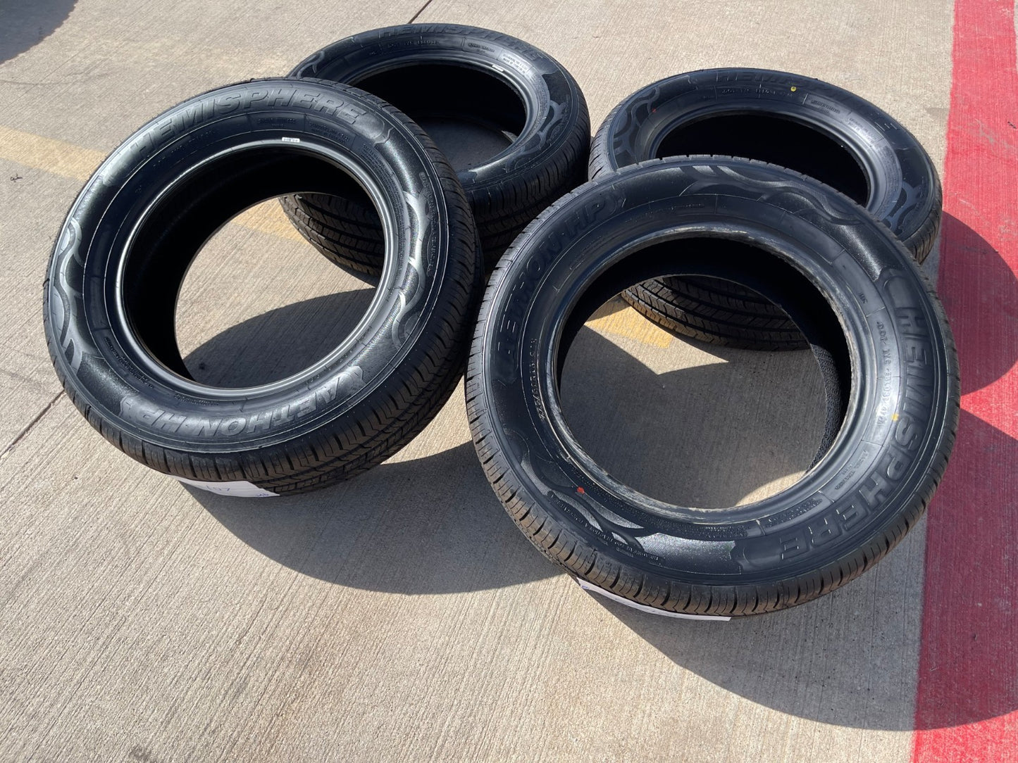 (4) 225/60/16 Hemisphere Aethon H/P tires SET 98H M+S 225/60r18 NEW