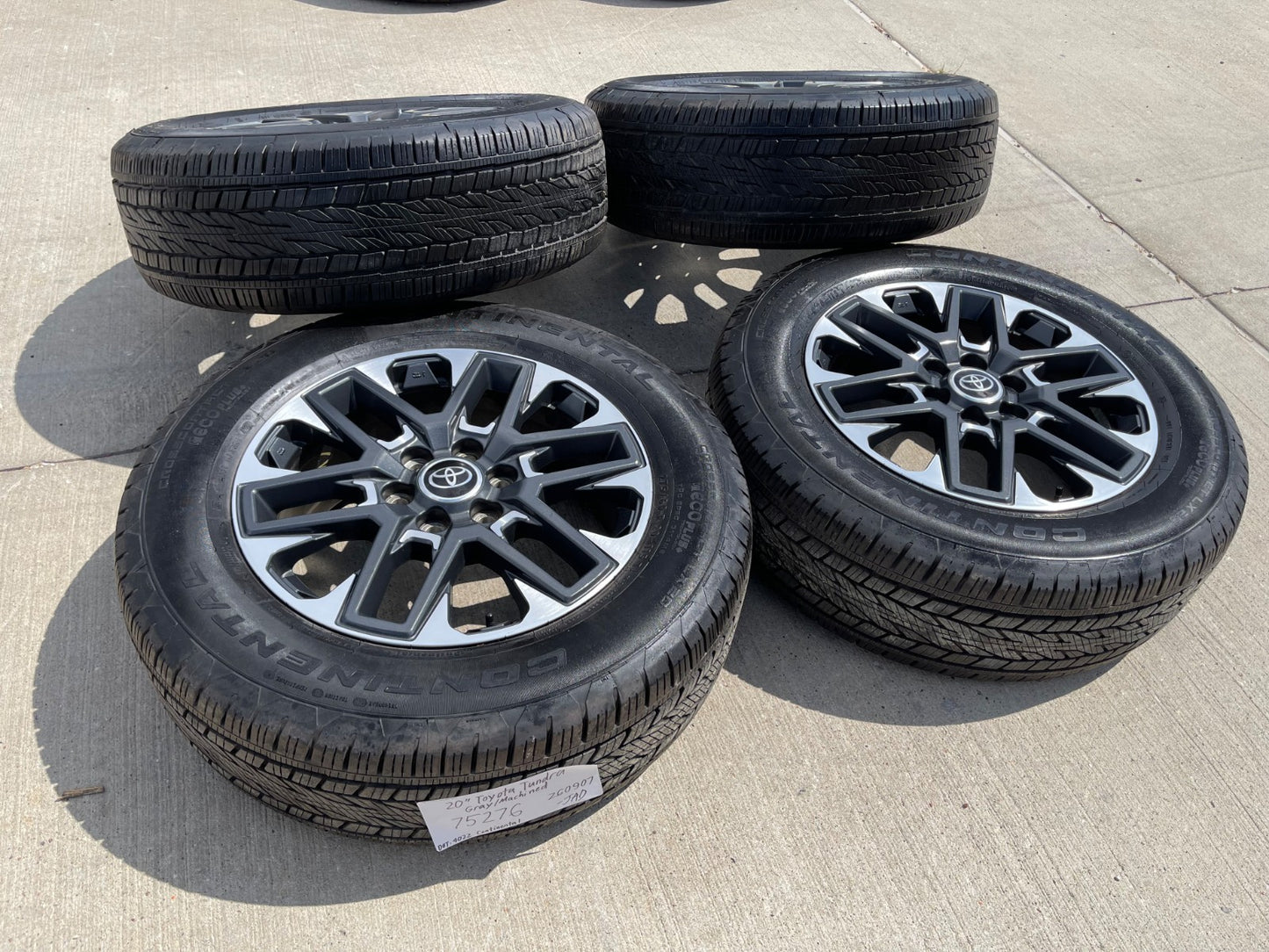 20" Toyota Tundra TRD wheels rims OEM TSS # 75276 95295 Sequoia 2024 2025 2026