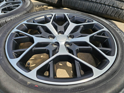 21" Jeep Grand Cherokee L OEM wheels rims 9291 Durango tires CONTINENTAL