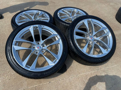 20" Chevy Camaro SS OEM wheels rims 200239 200240 tires GOODYEAR SET