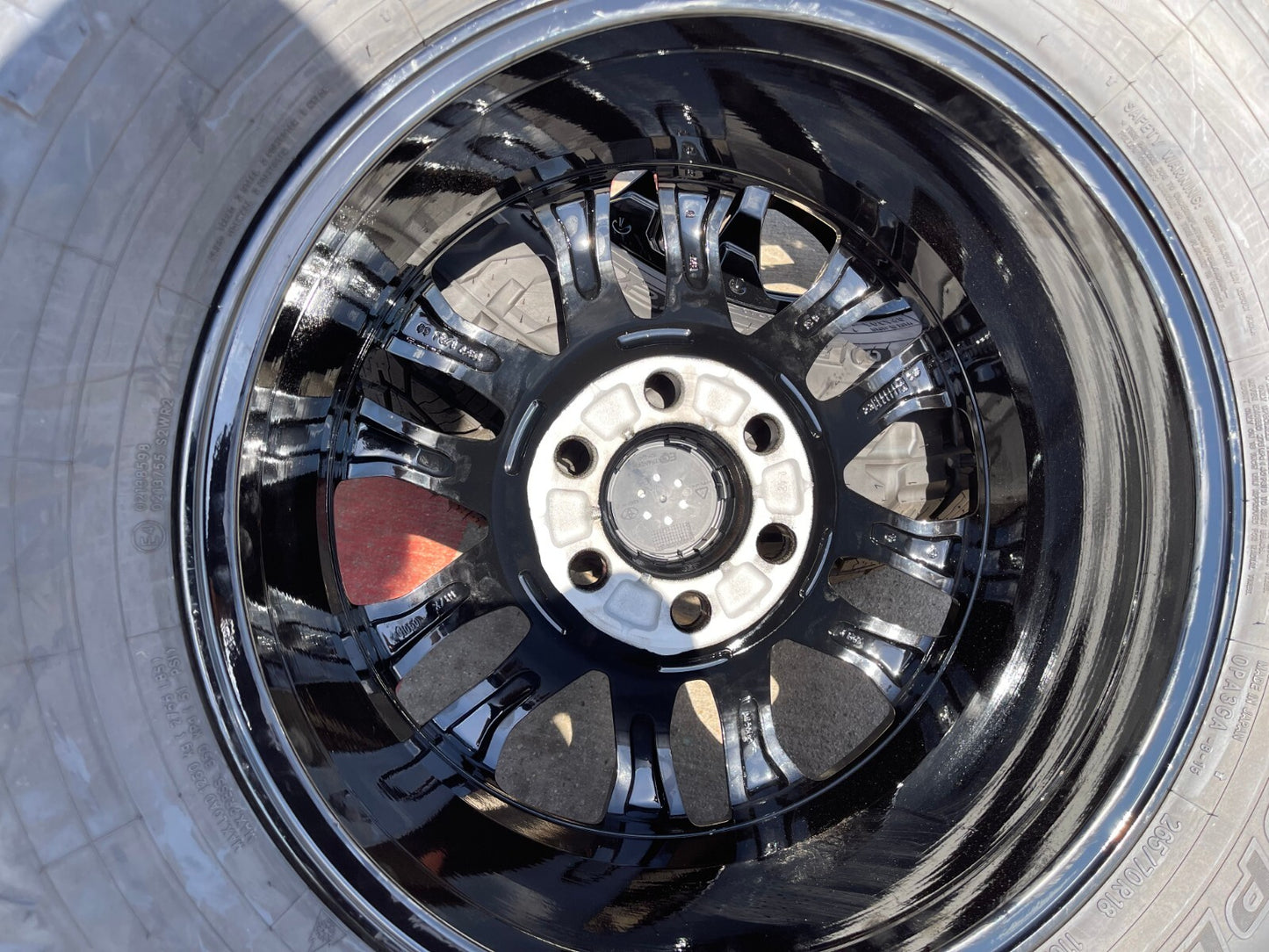 18" Toyota Tundra TRD OEM black wheels rims 75273 Sequoia 2024 2025 TOYO AT3 NEW