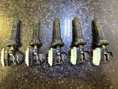 (5) TPMS SENSORS Chevy Ford GMC Cadillac Toyota RAM Honda Hyundai Kia SET NEW